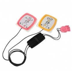 Paire d'électrodes pédiatrique pour défibrillateur Lifepak Physio Control