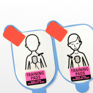Lot de 5 paires d'électrodes enfants defibtech de formation