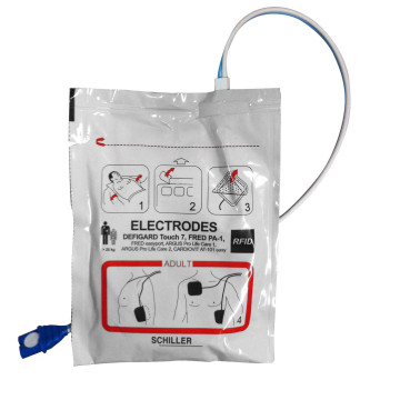 Paire électrodes adulte schiller fred PA-1