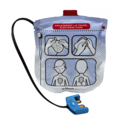 Paire d'électrodes Pédiatrique pour défibrillateur DEFIBTECH LIFELINE VIEW